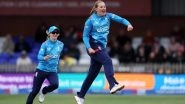 Sophie Ecclestone Becomes Fastest Cricketer to Complete 100 ODI Wickets in Women's Cricket, Achieves Feat During ENG-W vs PAK-W 3rd Match