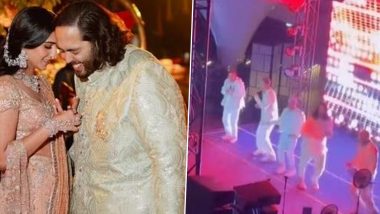 Backstreet Boys Perform to 'I Want It That Way' at Anant Ambani and Radhika Merchant's Pre-Wedding Cruise Party in Italy (Watch Video)