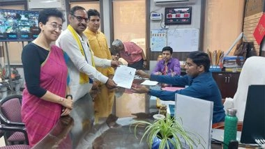 India News | AAP Leader Sahi Ram Pehalwan Files Nomination Papers from South Delhi Lok Sabha Seat