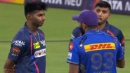 Sports News | Jasprit Bumrah Seen Sharing Valuable Advice with Mayank Yadav, Yash Thakur