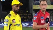Sports News | IPL 2024: Punjab Kings Win Toss, Opt to Bowl Against Chennai Super Kings