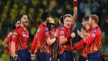 Sports News | IPL 2024: CSK Set 163-run Target for Punjab Kings as Chahar, Harpreet Shine with Bowl