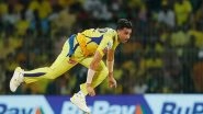 Sports News | IPL 2024: CSK Pacer Deepak Chahar Leaves Field Due to Injury During PBKS Clash