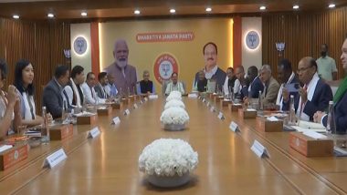 World News | 'KNOW BJP Initiative': JP Nadda, Jaishankar Hold Meeting with Representatives of 18 Political Parties from 10 Countries