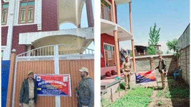 India News | J-K: Police Attach Illegal Properties Worth Rs 50 Lakh of Drug Peddler in Baramulla