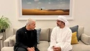 World News | UAE Foreign Minister Abdullah Bin Zayed Meets Israeli Leader of Opposition Yair Lapid