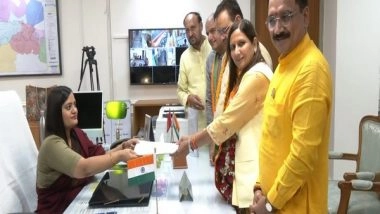 India News | BJP Candidate from West Delhi Kamaljeet Sehrawat Files Nomination