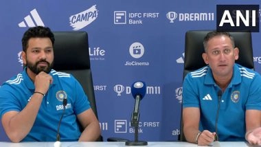 Sports News | India Captain Rohit Sharma Pinpoints Reason for Selecting Dube, Outlines Role of Pace-bowling All-rounders in T20 WC