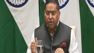 World News | India 'watchful' of Chinese Vessel Docked in Maldives: MEA