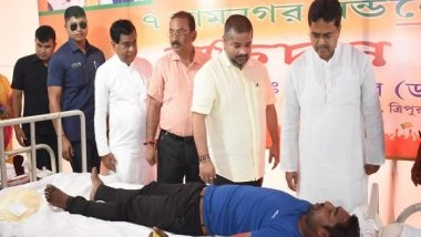 India News | Tripura Has Sets Example in Blood Donation During COVID Pandemic: CM Manik Saha