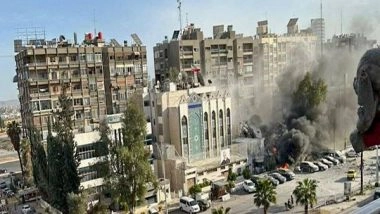 World News | Eight Syrian Soldiers Injured in Israeli Airstrike Near Damascus