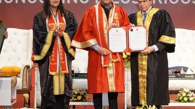 Business News | Chitkara University Honours HCL Co-founder Ajai Chowdhry with Honorary Doctorate for Technological Innovation and Philanthropy