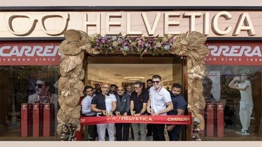 Business News | Pat Cummins, Brand Ambassador Of Carrera Unveils The Summer 2024 Collection At Helvetica Eyewear Boutique, Hyderabad