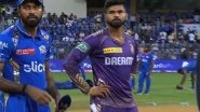 Sports News | IPL 2024: Rohit Sharma Named Impact Substitute as Mumbai Indians Win Toss, Put Kolkata Knight Riders to Bat