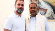 India News | Siddaramaiah Wishes Rahul Gandhi Success in Raebareli Contest, Says Seat Nurtured by Sonia Gandhi with Dedication
