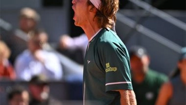 Sports News | Madrid Open: Andrey Rublev Reaches Silverware Showdown, Beats Taylor Fritz in Semis