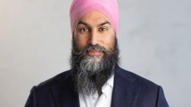 World News | Canadian Politician Jagmeet Singh Alleges India Hand in Nijjar Killing Despite Police Not Giving Any Such Proof