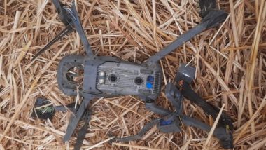 India News | Punjab: BSF Troops Recover China-made Drone from Farm Field in Tarn Taran District