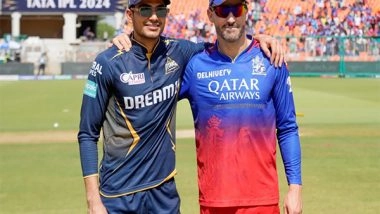 Sports News | IPL 2024: Royal Challengers Bengaluru Win Toss, Opt to Bowl Against Gujarat Titans