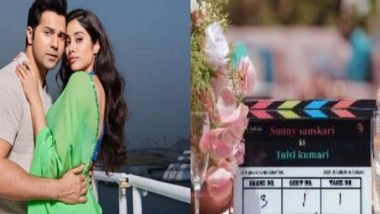 Entertainment News | Varun Dhawan, Janhvi Kapoor Begin Shooting for 'Sunny Sanskari Ki Tulsi Kumari'