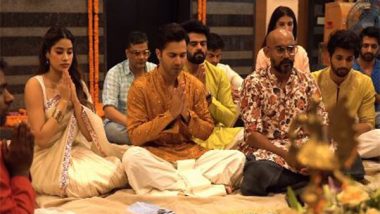 Entertainment News |  Janhvi Kapoor Shares Glimpse of Sunny Sanskari Ki Tulsi Kumari's Mahurat Ceremony