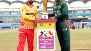 Sports News | 2nd T20I: Bangladesh Win Toss, Opt to Field Against Zimbabwe