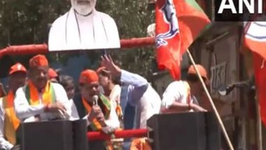 India News | Union Minister Piyush Goyal Holds Road Show in Maharashtra's Mumbai