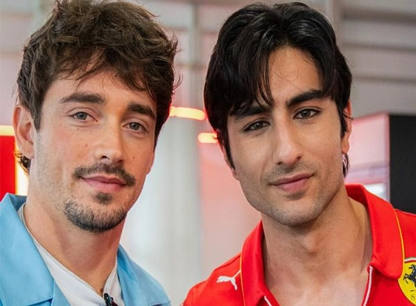 Ibrahim Ali Khan Shares Memorable Moment With F1 Star Charles Leclerc at Miami Grand Prix, Sparks Tara Rum Pum Remake Rumours (View Pics)