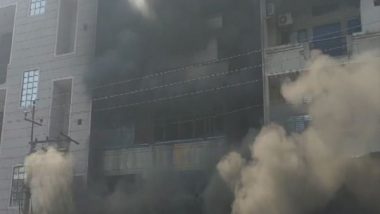 India News | Delhi: Massive Fire Breaks out at Plastic Factory in Narela's Bhorgarh Industrial Area