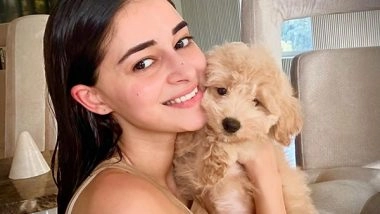 Entertainment News | Ananya Panday Gives Fans a Peek into Her Cozy Sunday with 'furry' Friend Riot