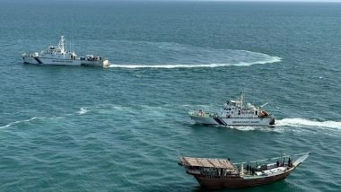 World News | Indian Coast Guard Intercepts Iranian Fishing Vessel Amid Allegations of Crew Exploitation