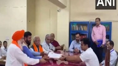 India News | Haryana CM, Former CM File Their Nomination Papers from Karnal