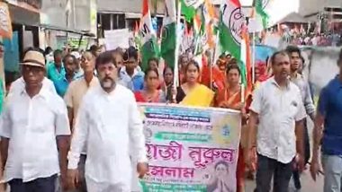 India News | Sting Operation Video: TMC Holds Protest in Sandeshkhali Against BJP for Insulting Women of Bengal