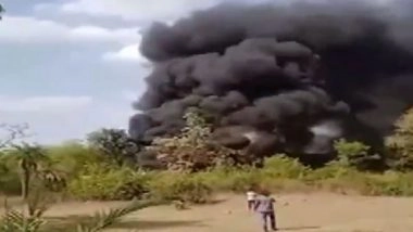 India News | MP: Massive Fire Breaks out in Campus of Bhopal Carbide Factory