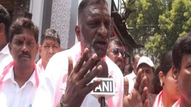 India News | Telangana: BRS Hyderabad Candidate Gaddam Srinivas Yadav Campaigns in City, Confident of Victory