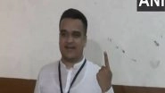 India News | Gujarat Home Minister Harsh Sanghavi Cast His Vote in Navsari