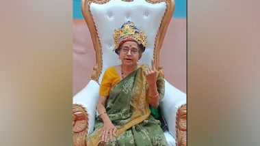 India News | Lok Sabha Elections: Royal Polling Booth with King, Queen Thrones Set Up in Shimoga Zilla Panchayat