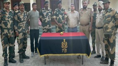 India News | BSF, Punjab Police Recover Suspected Heroin from Amritsar