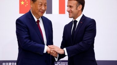 World News | France Not at War with Russia, Says Emmanuel Macron During China's Xi Jinping Visit