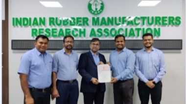 Business News | Revolutionising Rubber: IRMRI and Emertech Unveil India's First Blockchain-Enabled Certification