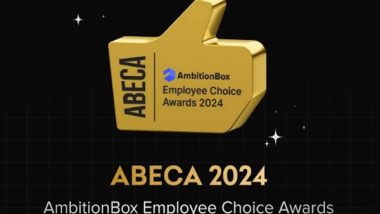 Business News | Gender-forward Companies Take Center Stage at AmbitionBox Employee Choice Awards 2024 Awards