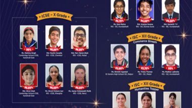 Business News | Ryan Group of Schools Shines with Outstanding Results in ICSE & ISC Board Examinations 2024
