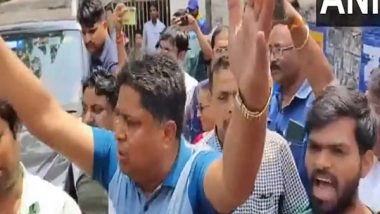 India News | TMC Protests Against BJP's Sreerupa Choudhary at Polling Station in Malda