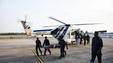 India News | Coast Guard Coordinates Medical Evacuation of TN Fisherman off Kerala Coast