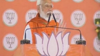 India News | At Election Rally, PM Modi Asks People to Choose Between 'Vote Jihad and Ram Rajya'