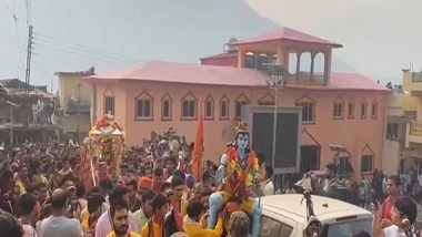 India News | Char Dham Yatra: Panchmukhi Doli Leaves for Second Stop Phata from Guptkashi