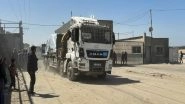 World News | Israel Reopens Kerem Shalom Crossing for Delivering Aid in Gaza Strip