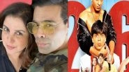 Entertainment News | 26 Years of SRK's 'Duplicate': Karan Johar-Farah Khan Share They Became BFFs During Film's Shoot