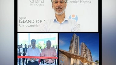 Business News | Gera Developments Private Limited Announces Gera's Island of Joy in East Kharadi^, and Celebrates 10 Years of Gera's ChildCentric Homes
