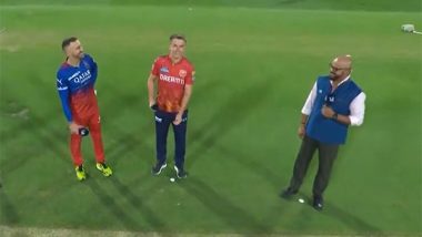Sports News | IPL 2024: PBKS Win Toss, Opt to Field Against RCB, Maxwell Dropped for Ferguson